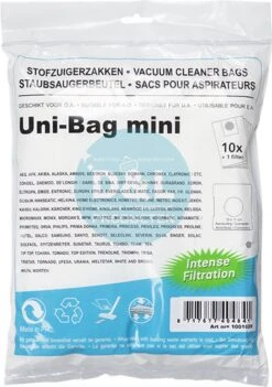 Uni Bag Mini Stofzuigerzakken - Microfleece - 10 Stuks