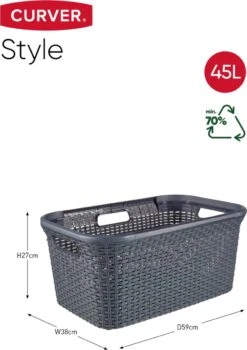 Curver Style Wasmand - 45L - Antraciet 15 Curver Style Wasmand - 45L - Antraciet -Leifheit Store 846x1200 1