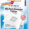 CleanBag Stofzuigerzakken 4 Stuks - Geschikt Voor AEG Electrolux Philips S-bag - Inclusief 1 Filter - Alternatief