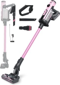 Numatic Hetty100pink - Hetty Quick Draadloze Steelstofzuiger Pink - Met Zak