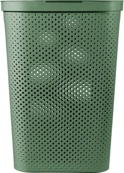 Curver Infinity Recycled Wasmand Met Deksel - 60L - 2 Stuks - Groen -Leifheit Store 859x1200 3