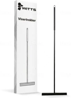 Leifheit Store 25 WITTS Luxe Vloerwisser - RVS - Vloertrekker - Vloertrekker Met Steel - Vloerwisser Badkamer