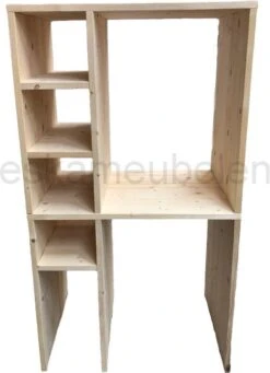 Wasmachine Ombouw Op Elkaar Voor 2 Machines En 4 Legplankjes