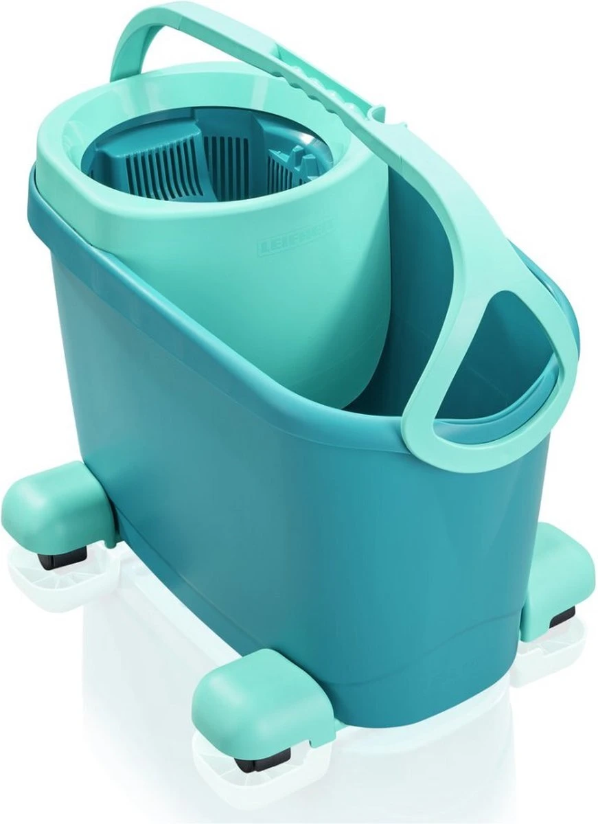 Leifheit Clean Twist M Vloerwisser Ergo Mobiel - Dweil Set Compleet Systeem Met Wieltjes - 33 Cm - 6 Liter 3 Leifheit Clean Twist M Vloerwisser Ergo Mobiel - Dweil Set Compleet Systeem Met Wieltjes - 33 Cm - 6 Liter - Afbeelding 3
