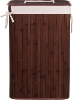 Springos Wasmand | Met Deksel | Opvouwbaar | 72 Liter | Met Uitneembare Waszak | Wasmand | Bruin -Leifheit Store 877x1200 2