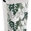 KIS Chic Wasbox Met Deksel - 60L - 44x35x61cm - Wit/Groen