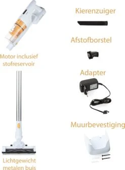 PRIMO PR500SV Stofzuiger Zonder Zak - 3-in-1 Steelstofzuiger Draadloos - Kruimelzuiger - HEPA Filter - Wit/Peach 10 PRIMO PR500SV Stofzuiger Zonder Zak - 3-in-1 Steelstofzuiger Draadloos - Kruimelzuiger - HEPA Filter - Wit/Peach -Leifheit Store 881x1200 5