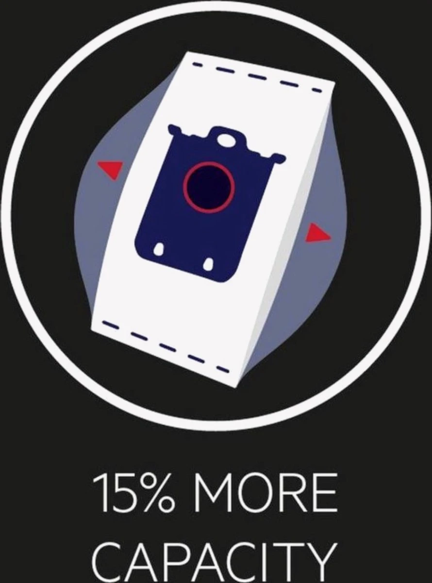 AEG - S-BAG Stofzuigerzakken - Voor Philips/AEG - Classic Long Performance - GR201S - 12 Stuks 3 AEG - S-BAG Stofzuigerzakken - Voor Philips/AEG - Classic Long Performance - GR201S - 12 Stuks - Afbeelding 3