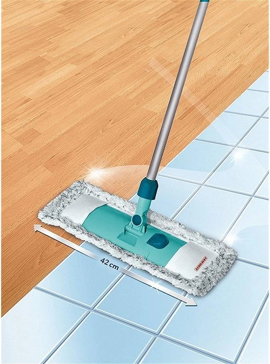 Leifheit Classic Overtrek Vloerwisser XL - Microfibre - 42 Cm Wisbreedte 4 Leifheit Classic Overtrek Vloerwisser XL - Microfibre - 42 Cm Wisbreedte - Afbeelding 4