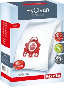 Miele HyClean 3D Efficiency FJM - Stofzuigerzakken - 4 Stuks