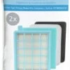2x HEPA Filter Set Voor Philips PowerPro Compact/Active Series Stofzuiger – Stofzuigerfilter Filterset Vervangingsset FC8058/01