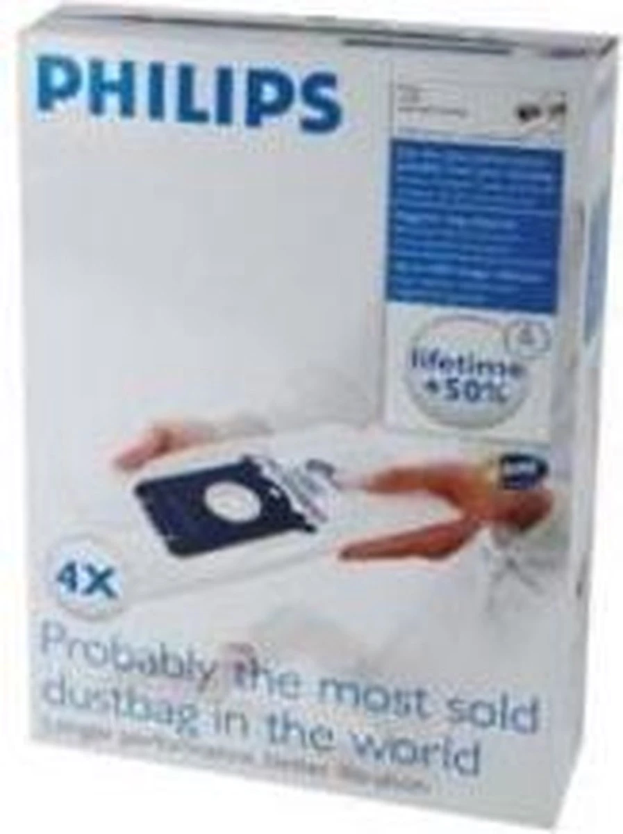 Philips S-bag FC8021/03 - Stofzuigerzakken - 4 Stuks 8 Philips S-bag FC8021/03 - Stofzuigerzakken - 4 Stuks - Afbeelding 8