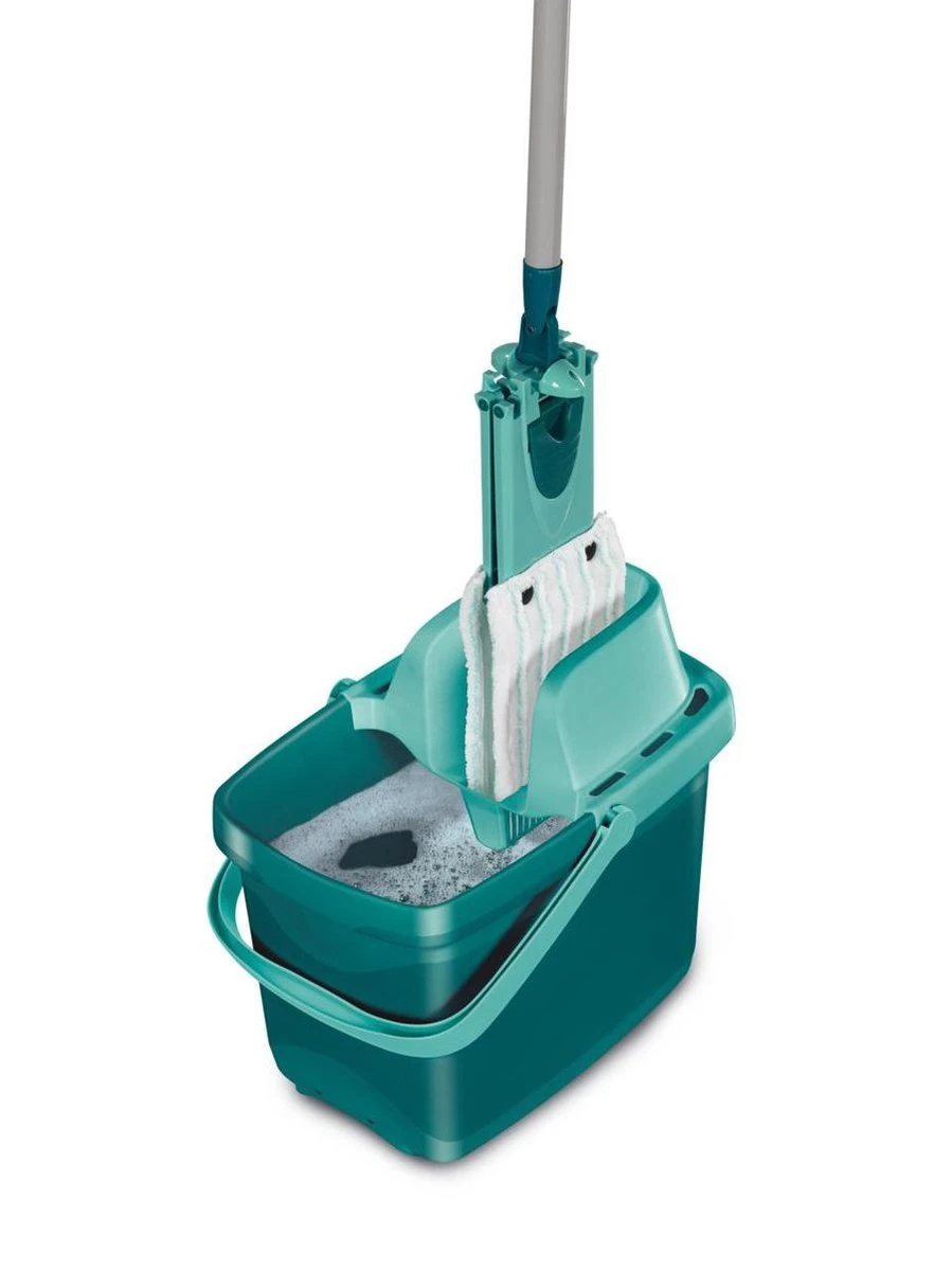 Leifheit Combi Clean Vloerwisser M - Compleet Systeem - Micro Duo - 33 Cm Wisbreedte 2 Leifheit Combi Clean Vloerwisser M - Compleet Systeem - Micro Duo - 33 Cm Wisbreedte - Afbeelding 2