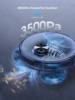 Clean Golden® Robotstofzuiger Met Dweilfunctie & Laadstation - Draadloos Stofzuiger Robot - Dweilrobot - 3 In 1 Reinigingssysteem -Leifheit Store 900x1200 48