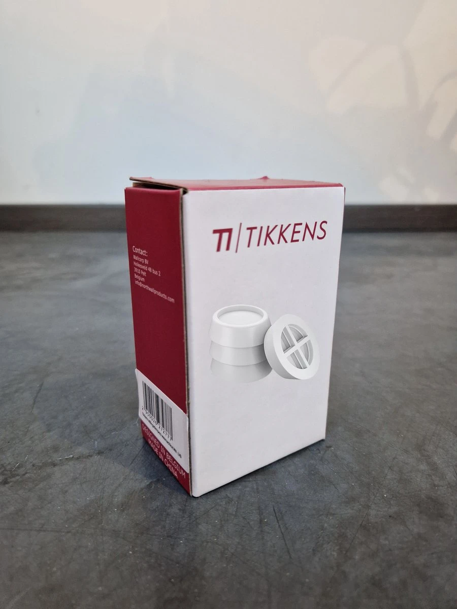 TIKKENS Trillingsdempers Wasmachine/Droogkast - Set Van 4 Stuks - Trillingsmat - Voetjes Droger - Demper - Anti Vibratie - Antislip Rubber - Wit 6 TIKKENS Trillingsdempers Wasmachine/Droogkast - Set Van 4 Stuks - Trillingsmat - Voetjes Droger - Demper - Anti Vibratie - Antislip Rubber - Wit - Afbeelding 6
