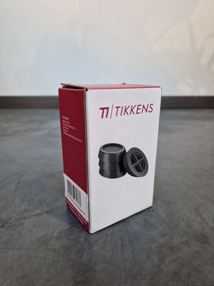TIKKENS Trillingsdempers Wasmachine/Droogkast - Set Van 4 Stuks - Trillingsmat - Voetjes Droger - Demper - Anti Vibratie - Antislip Rubber - Zwart 5 TIKKENS Trillingsdempers Wasmachine/Droogkast - Set Van 4 Stuks - Trillingsmat - Voetjes Droger - Demper - Anti Vibratie - Antislip Rubber - Zwart - Afbeelding 5