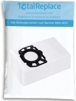 Stofzuigerzakken - 10 Stuks - Geschikt Voor Kärcher O.a. WD4, WD5, WD6 - Stofzakken Set -Leifheit Store 902x1200 7