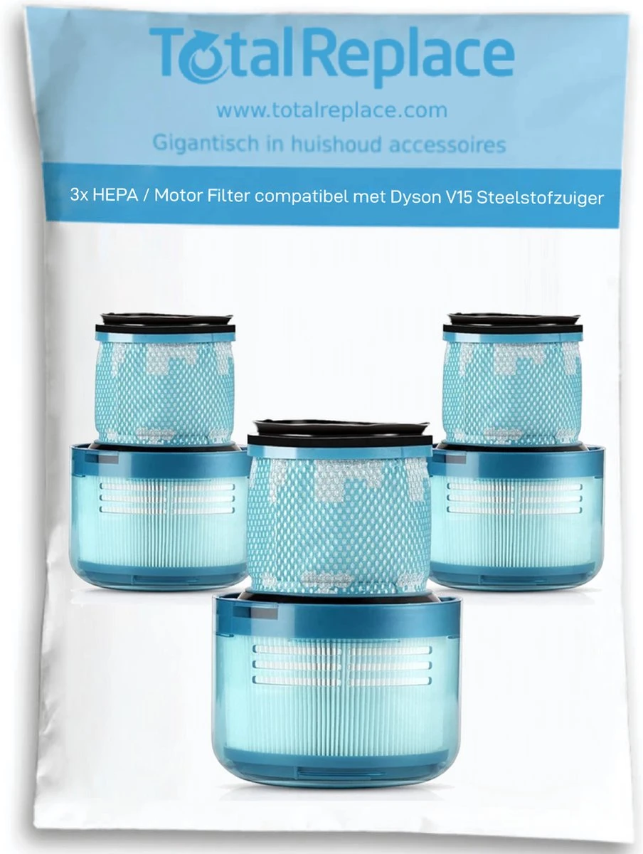 3x HEPA Filter Voor Dyson V15 Detect Complete Extra Stofzuiger Vervanging 970013-02 5 3x HEPA Filter Voor Dyson V15 Detect Complete Extra Stofzuiger Vervanging 970013-02 - Afbeelding 5