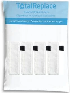 4x Microvezeldoeken Compatibel Met Karcher Easyfix SC1, SC2, SC3, SC4, SC5 Vloerdoeken Doekenset Stoomreiniger Pads Doeken -Leifheit Store 904x1200 2