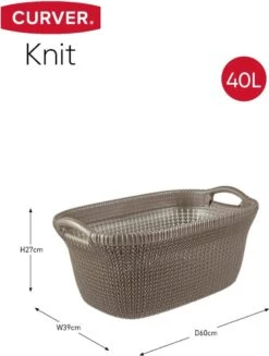 Curver Knit Wasmand - 40L - Harvest Brown 13 Curver Knit Wasmand - 40L - Harvest Brown -Leifheit Store 906x1200 2
