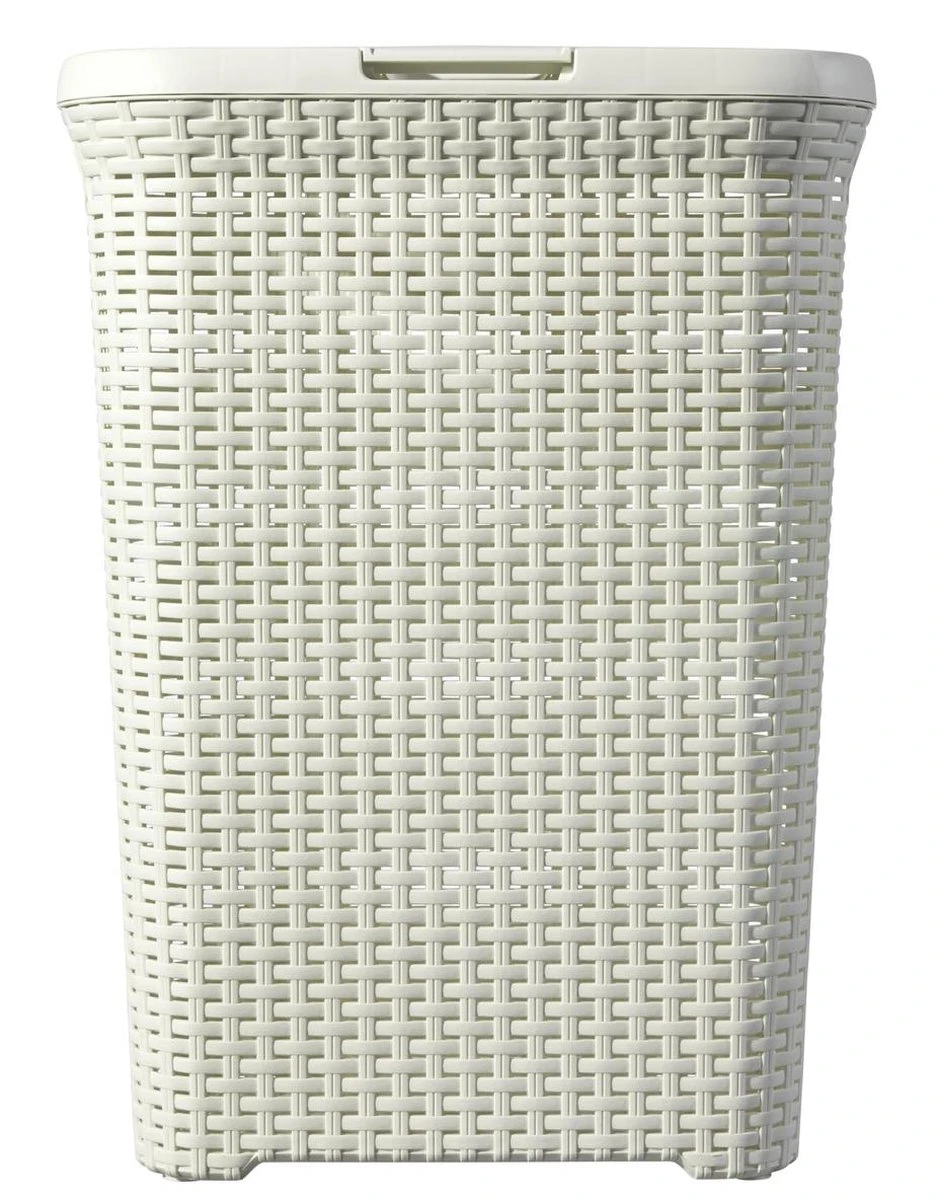 Curver Style Wasmand Met Deksel - 40 L - Vintage/Gebroken Wit 5 Curver Style Wasmand Met Deksel - 40 L - Vintage/Gebroken Wit - Afbeelding 5