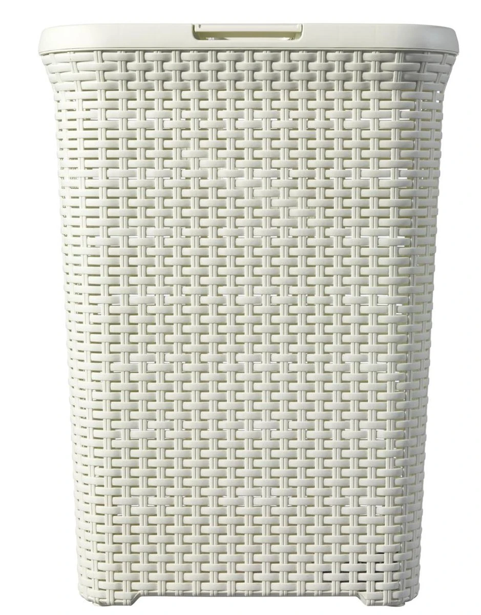 Curver Style Wasmand Met Deksel - 60L - Vintage Wit 11 Curver Style Wasmand Met Deksel - 60L - Vintage Wit - Afbeelding 11