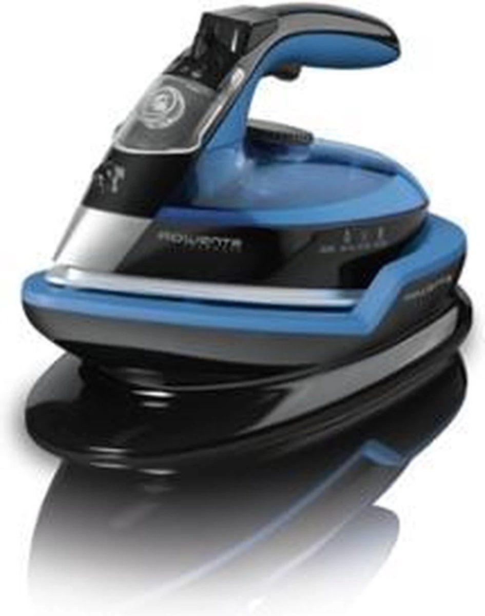 Rowenta Freemove DE5010 Stoomstrijkijzer Microsteam 400 Soleplate 2400W Zwart, Blauw 10 Rowenta Freemove DE5010 Stoomstrijkijzer Microsteam 400 Soleplate 2400W Zwart, Blauw - Afbeelding 10