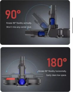 -Nieuw Model- Elektrische Mop Dweil Voor Dyson Steelstofzuiger - Led Licht- Spray Functie- Dweilsysteem Voor V7 / V8 / V10 / V11 Series - Vloerwisser - Vloermop -Leifheit Store 953x1200 2