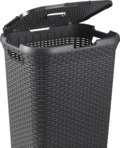 Curver Style Wasmand Met Deksel - 60L - Antraciet 16 Curver Style Wasmand Met Deksel - 60L - Antraciet -Leifheit Store 974x1200 2