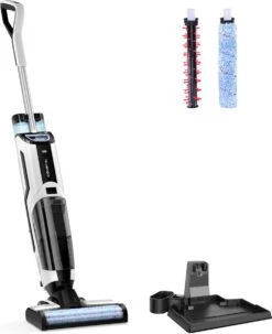 Aigostar 3 In 1 Vloerreiniger - Stofzuiger En Dweilen In 1 - Steelstofzuiger Met Dweilfunctie - Dweilapparaat Draadloos - Whale 33ZDR -Leifheit Store 979x1200