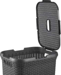 Curver Style Wasmand Met Deksel - 60L - 2 Stuks - Antraciet -Leifheit Store 984x1200 3