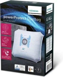 Siemens VZ41FGALL - Stofzuigerzakken - 4 Stuks