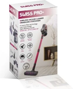 Swiss Pro+ Snoerloze Steelstofzuiger V12 Steelstofzuiger Draadloos Met Kruimelzuiger Led Verlichting In Mondstuk Sterke Zuigkracht 4In1! Zwitsers Kwaliteit 26 Swiss Pro+ Snoerloze Steelstofzuiger V12 Steelstofzuiger Draadloos Met Kruimelzuiger Led Verlichting In Mondstuk Sterke Zuigkracht 4In1! Zwitsers Kwaliteit -Leifheit Store 986x1200 1