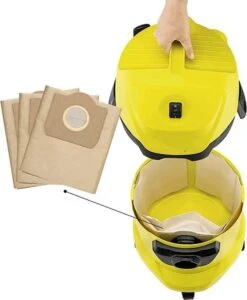 5x Karcher Stofzuigerzakken 6.959-130.0 Stofzakken Stofzuiger Zak Kärcher WD3 / MV 3 / A 22 / A 25 / A26 / SE 4001 -Leifheit Store 987x1200